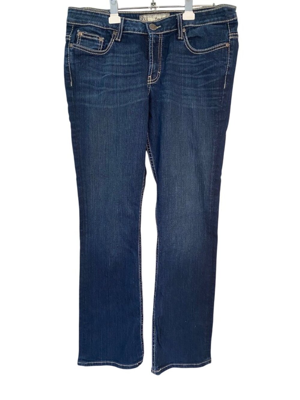 BKE Denim Payton Boot Cut Jeans size 31R X 31.5 Shiny Sequined 5 Pockets